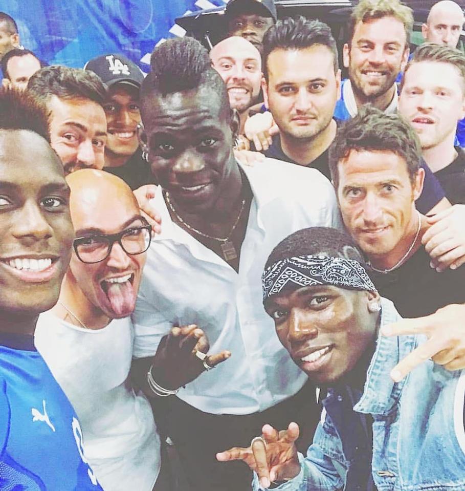  Mario Balotelli took to Instagram to congratulate - and insult - Paul Pogba