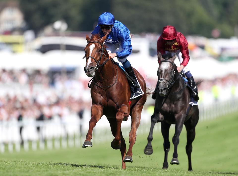  Masar impressed at Epsom on his first try at a mile and a half