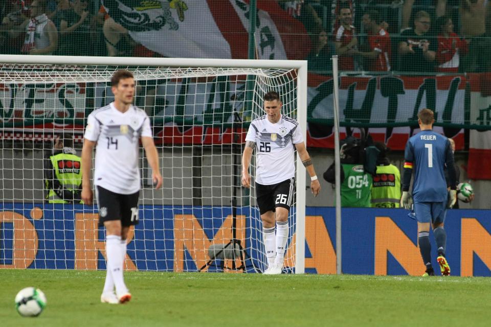  Germany haven't won in five games, their longest winless streak in 30 years