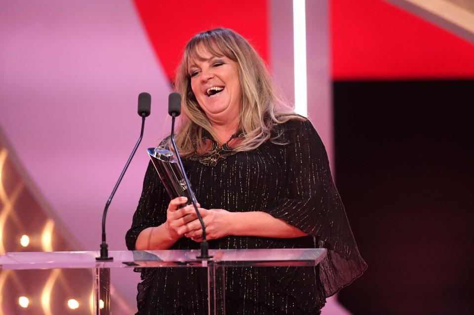  Lorraine was delighted to have one the Best Newcomer award