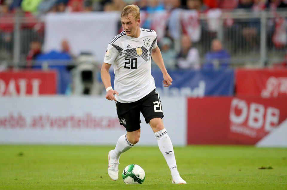  Julian Brandt has edged Leroy Sane out of the Germany World Cup squad