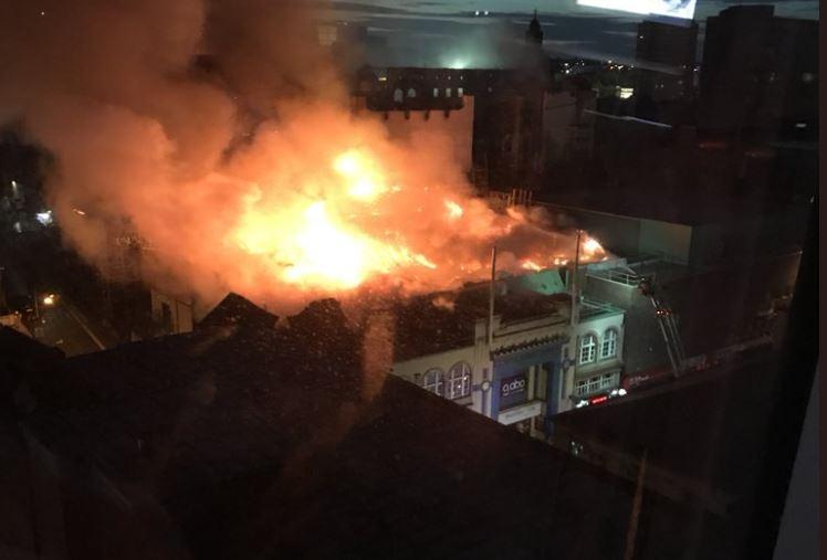  The fire spread from the art school to the city's O2 ABC music venue