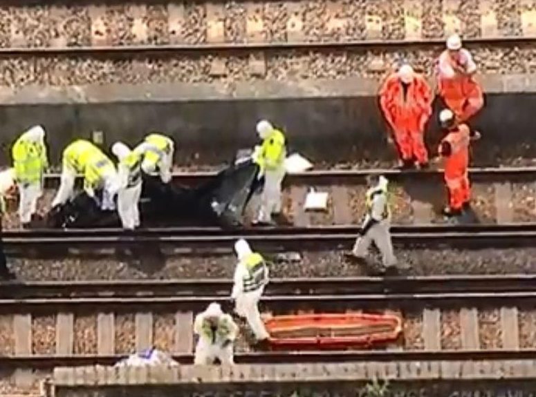  The three people died on Monday morning after being hit by a train at Loughborough Junction