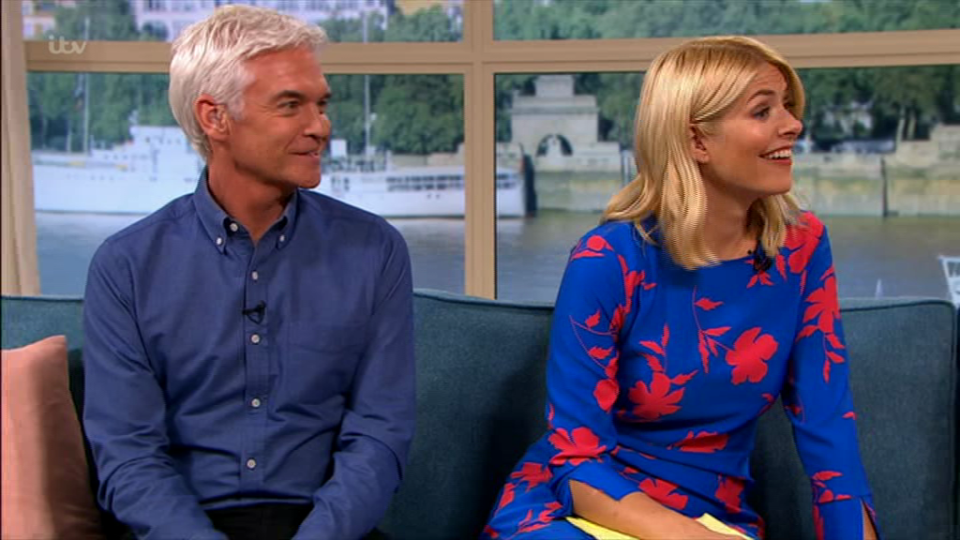  Holly and Phil were left bemused by the character