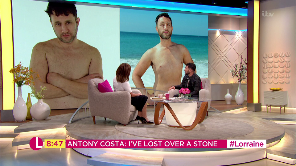  Antony said he felt ready to take on the world now he'd lost over a stone in weight