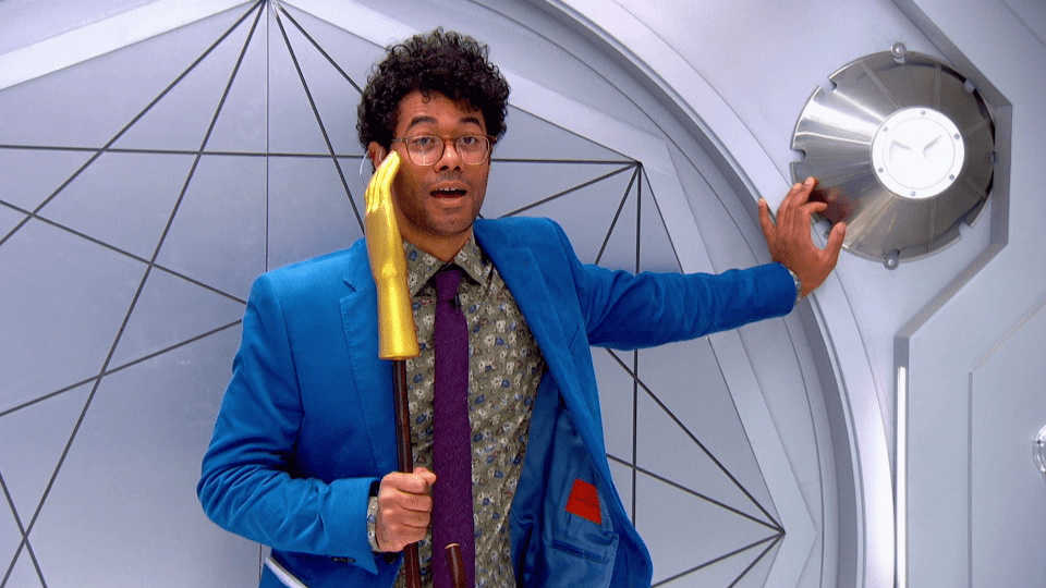  The Crystal Maze host Richard Ayoade also enjoyed Katie's humour