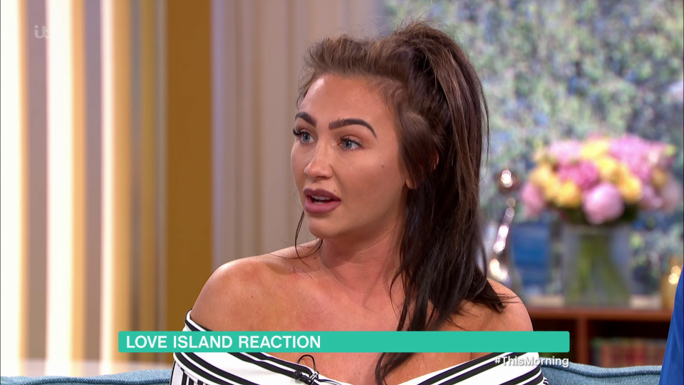  Lauren Goodger had a tense debate with Holly Willoughby on This Morning over Adam Collard's behaviour on Love Island