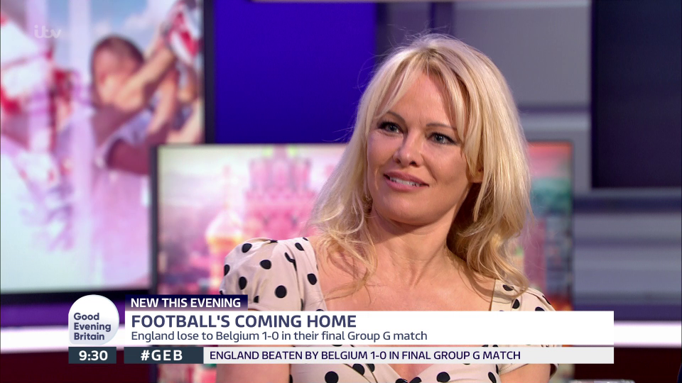  Pamela Anderson also denied being a WAG on the programme