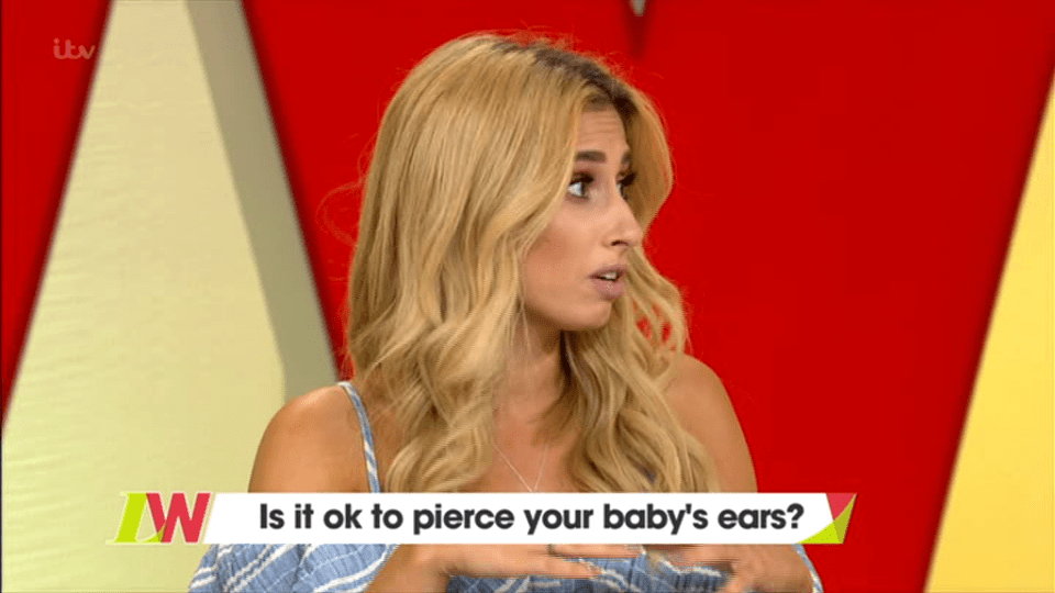  Stacey Solomon admitted she has had second thought about getting her sun circumcised as a baby