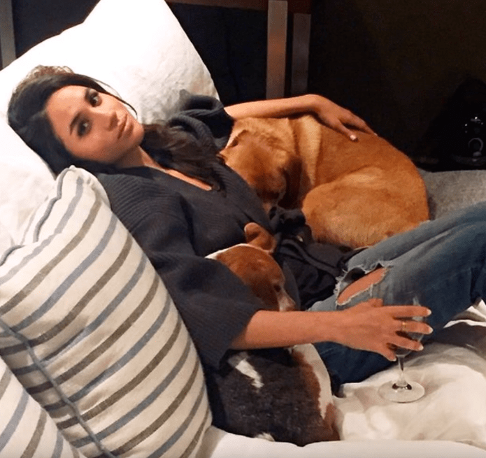  On Instagram Meghan would often share pictures of her relaxing at home