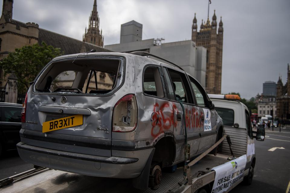  Brexit has broken down... Leading Conservatives have slammed the Government's White Paper after it left the door open for the European Court of Justice to carry on ruling over us