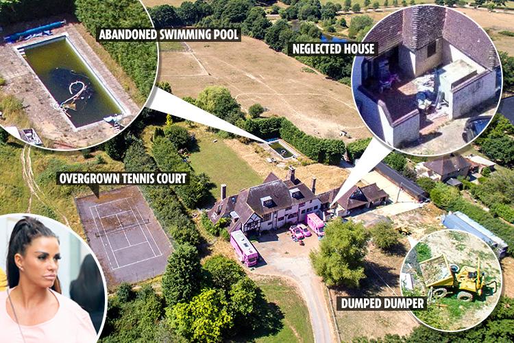  Katie Price's West Sussex house is a total mess amid money woes