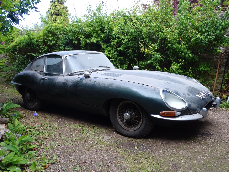 The long-forgotten Jaguar is estimated to sell for around £35,000