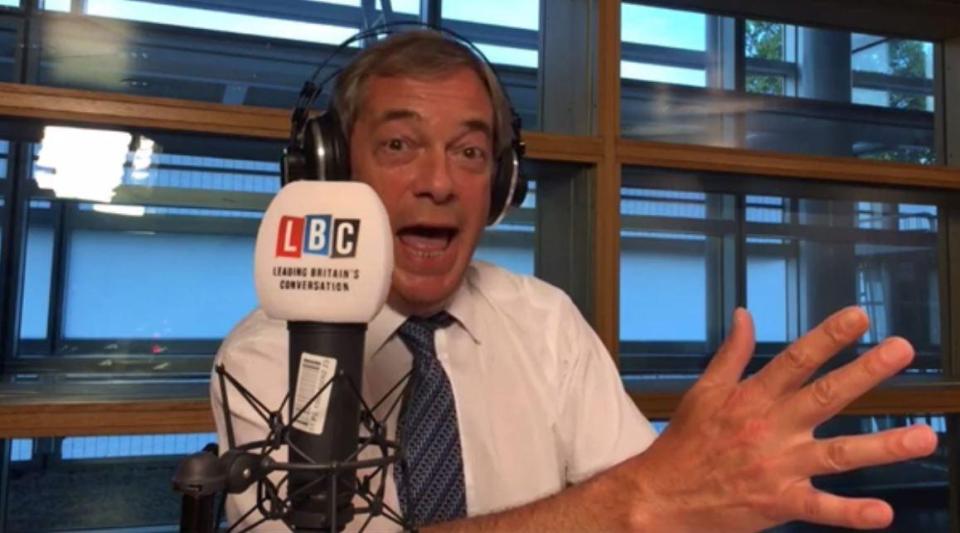  Nigel Farage vowed to return to the head of the party if Brexit was 'betrayed'