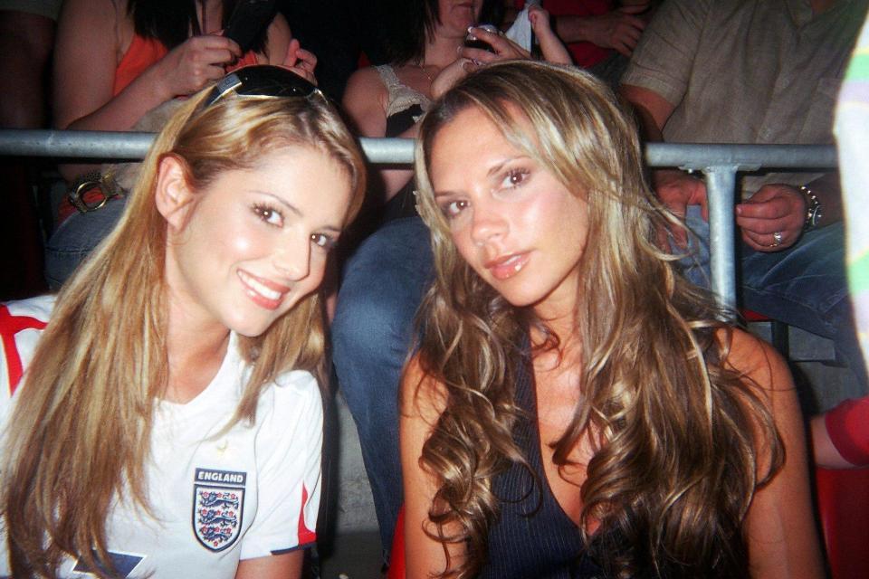  Cheryl stuck close to Victoria as England worked through a series of dour group fixtures