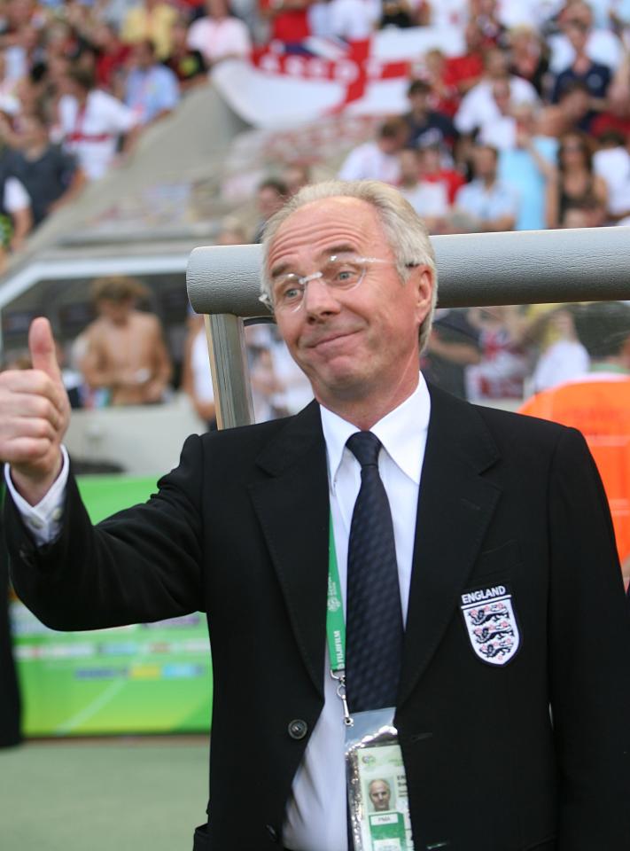  Former England boss Sven Goran-Eriksson reckons Sweden will do one over the Three Lions