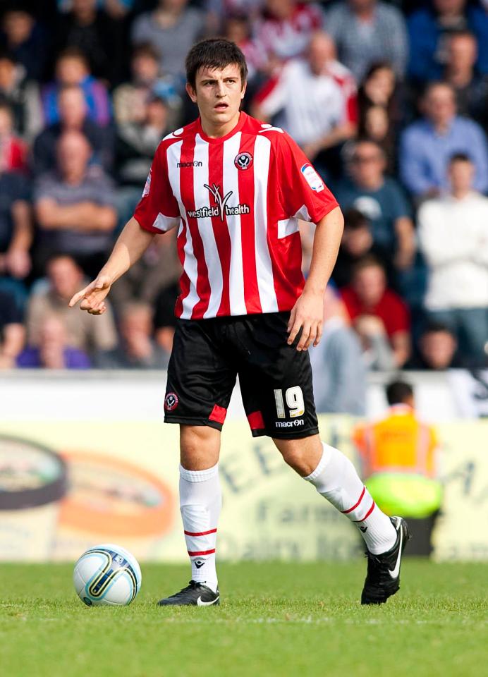 As a teenager, Maguire starred for boyhood club Sheffield United