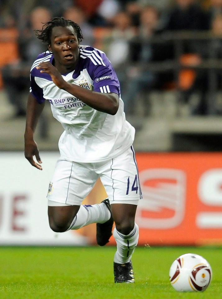  Lukaku started life at Anderlecht in 2006