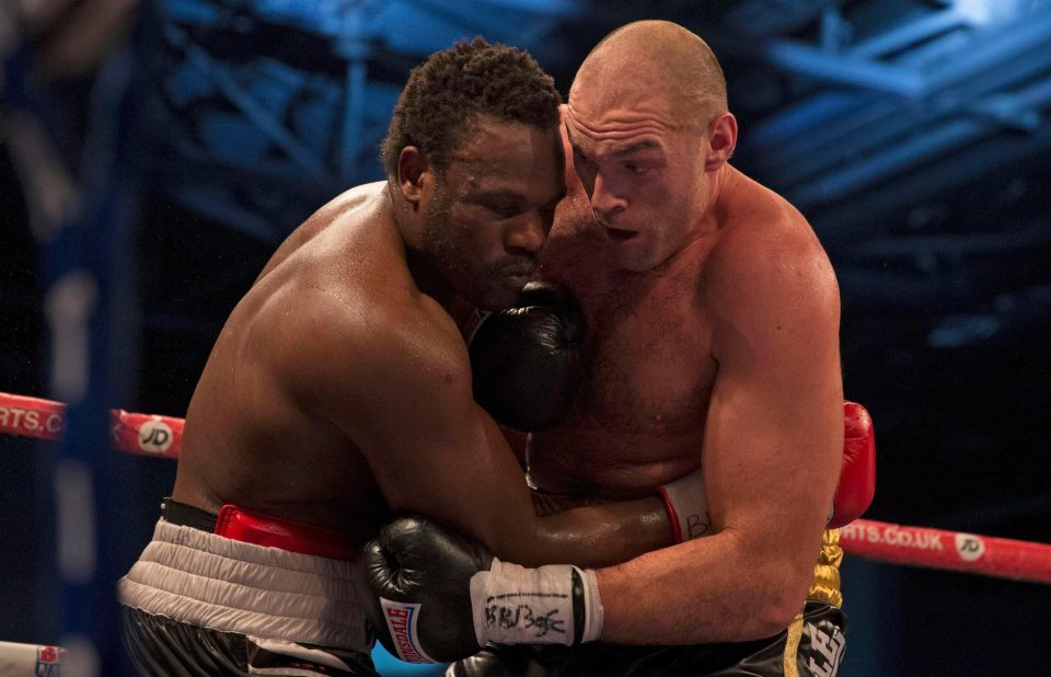  Dereck Chisora has twice lost to Tyson Fury