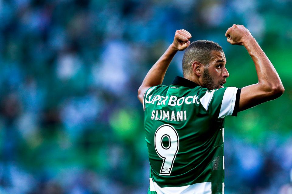  Islam Slimani looks set to re-join his former club after a poor stint at Leicester