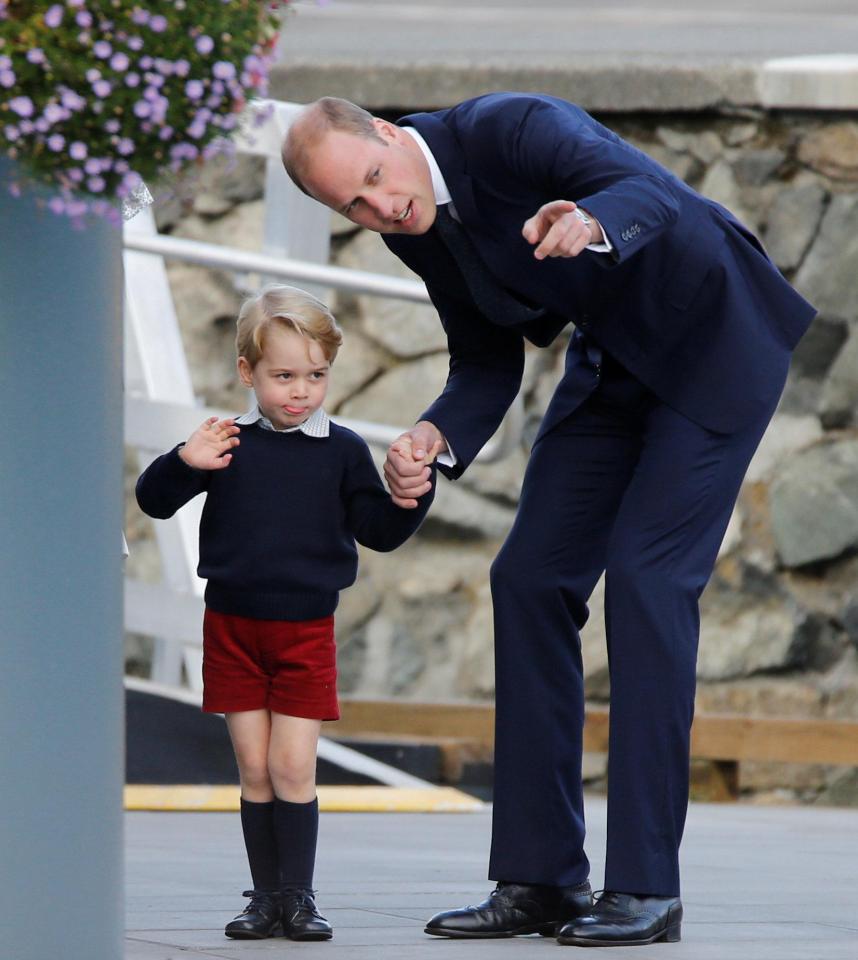  Another Royal visit, another pair of red shorts