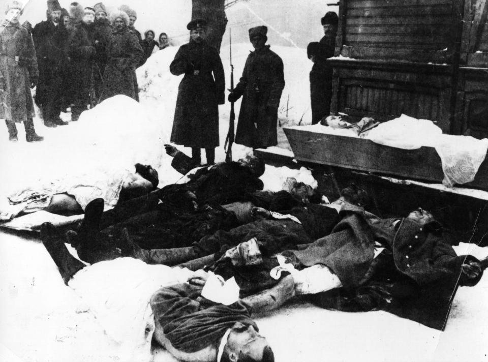  The Russian revolution saw the communists sweep to power in a bloody coup in 1917