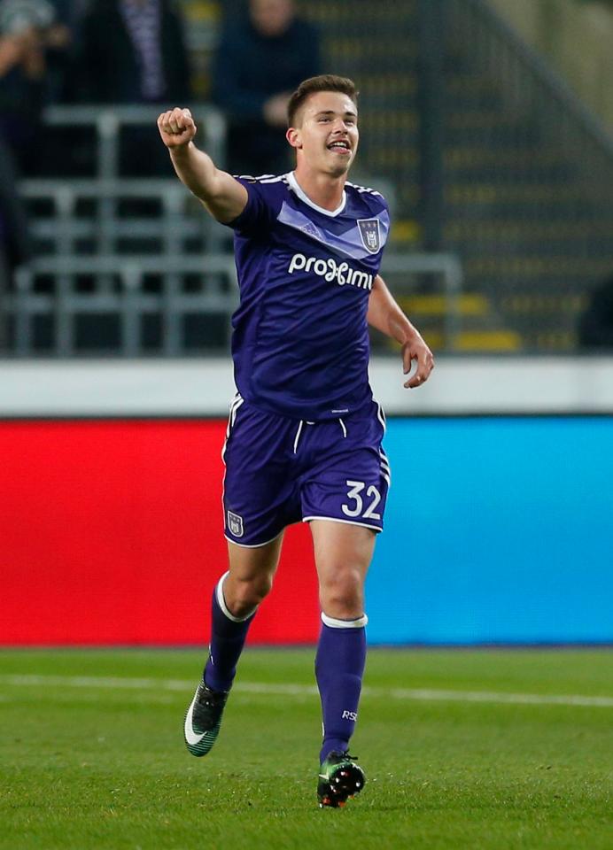  Leander Dendoncker still plays for Anderlecht, having come through their ranks