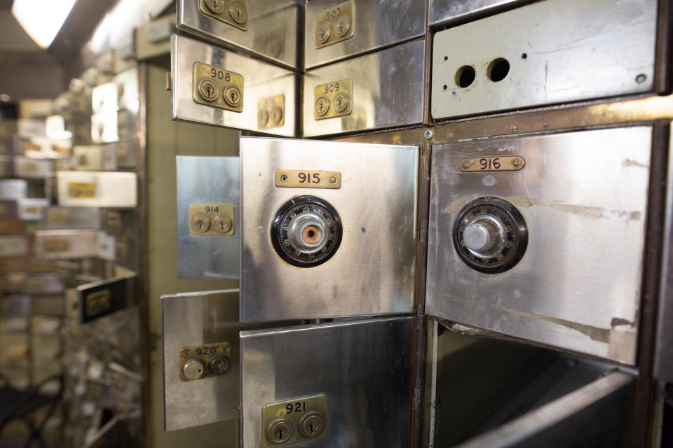  The safety deposit boxes at Hatton Garden