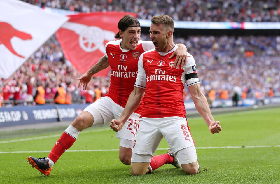  Ramsey scored the winning goal in the 2014 and 2017 FA Cup finals for Arsenal