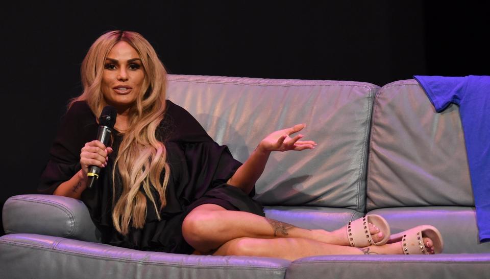  Katie Price's 'audience with' tour was scrapped after poor ticket sales