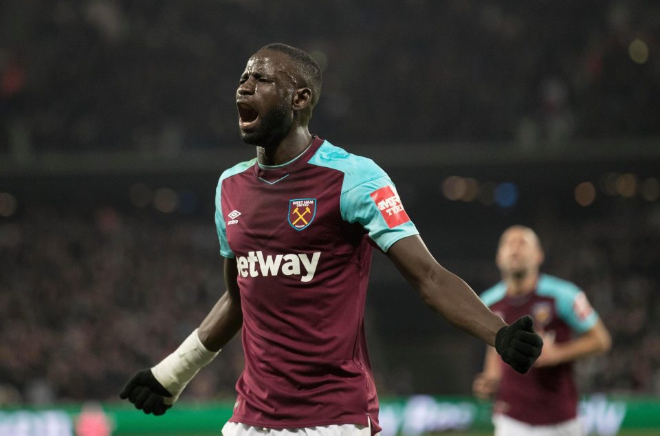  West Ham have cashed in on midfielder Cheikhou Kouyate