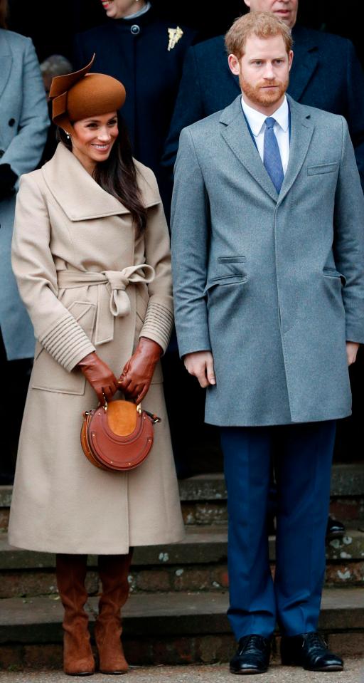  Meghan previously wore gloves at Christmas - but it was cooler