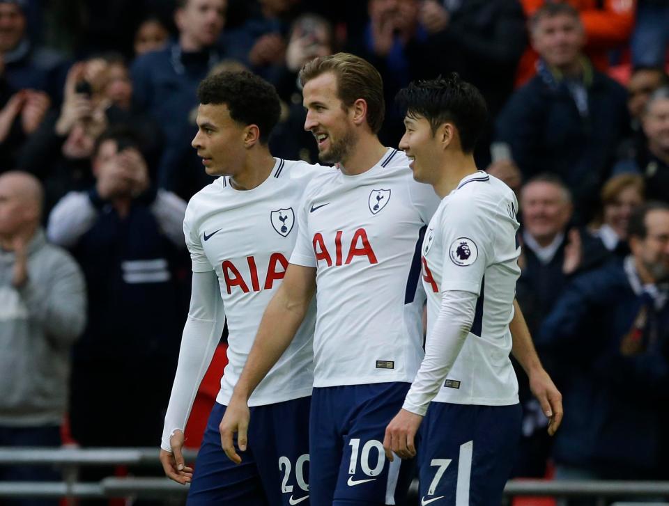  Spurs have Harry Kane, Dele Alli and Heung-min Son already at the club