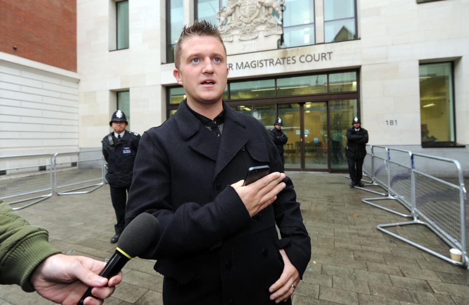  Tommy Robinson is the former leader of the English Defence League (EDL)