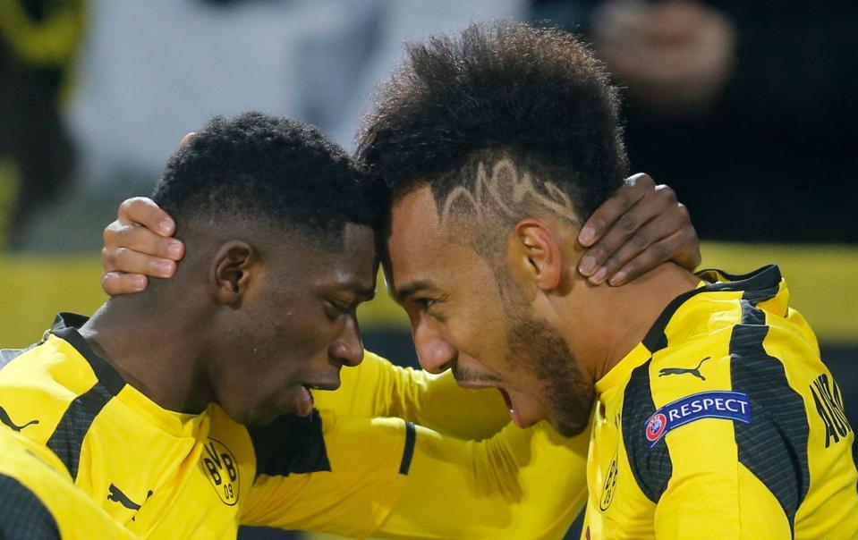  At Borussia Dortmund, Dembele and Aubameyang formed a lethal partnership