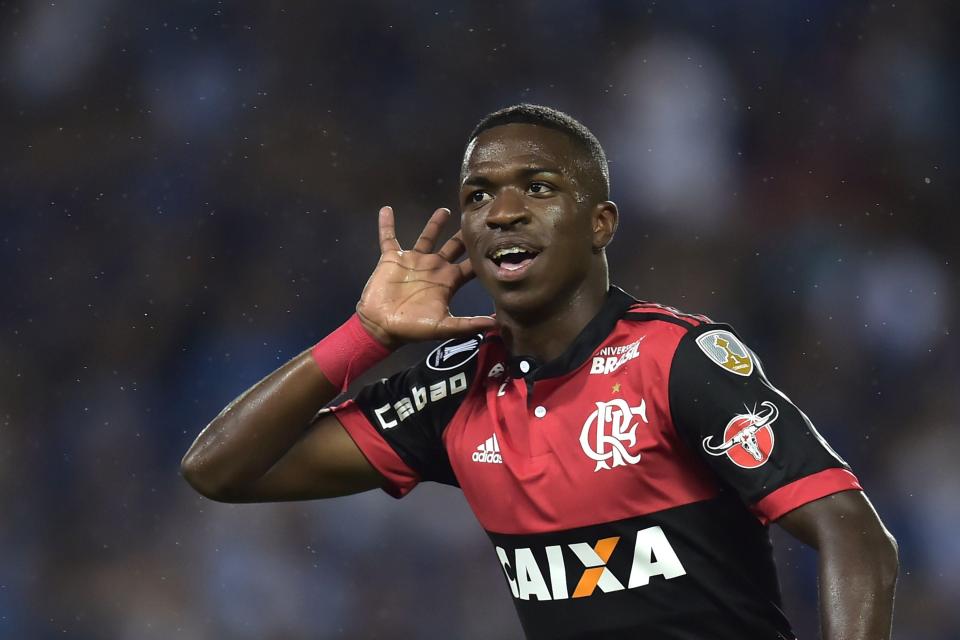  Vinicius Junior has joined Real Madrid after breaking into Flamengo side