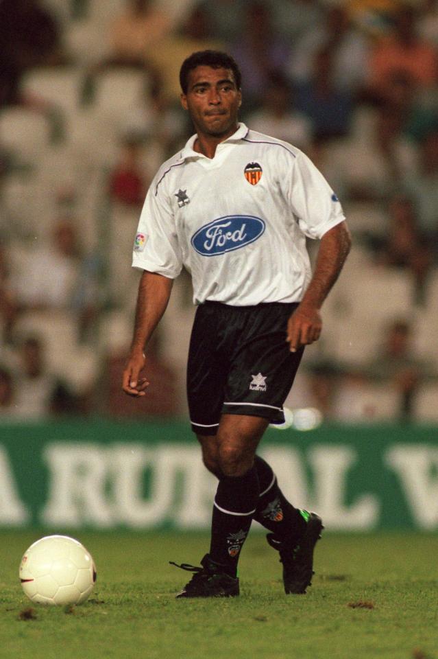  Romario had a short spell with Valencia