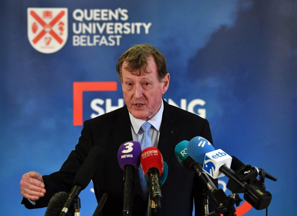  David Trimble, former leader of the Ulster Unionist Party, accused Varadkar of trying to 'out Sinn Fein Sinn Fein'