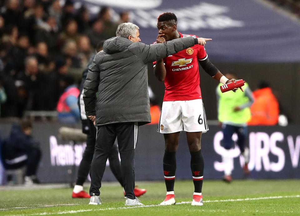  Mourinho and Pogba have a frayed relationship after falling out last season