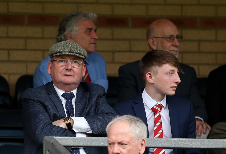  Andy Holt, left, claimed Neville's Salford was trying to seal a spot in the Football League