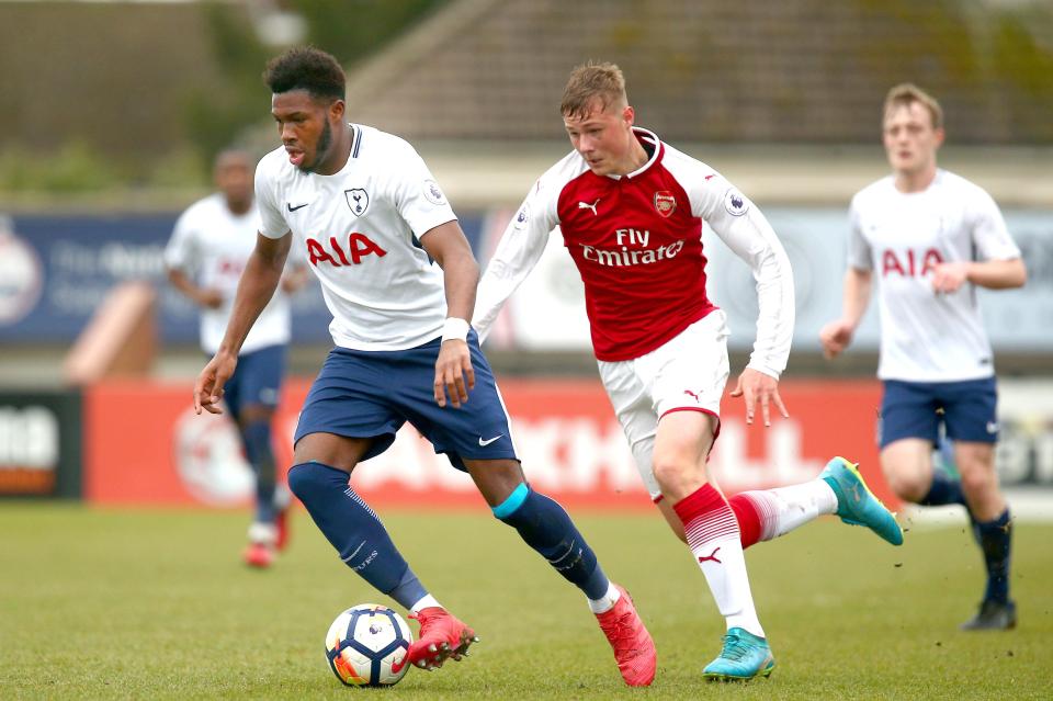  Roe Griffiths hit four in 9-0 battering of Arsenal Under-18s