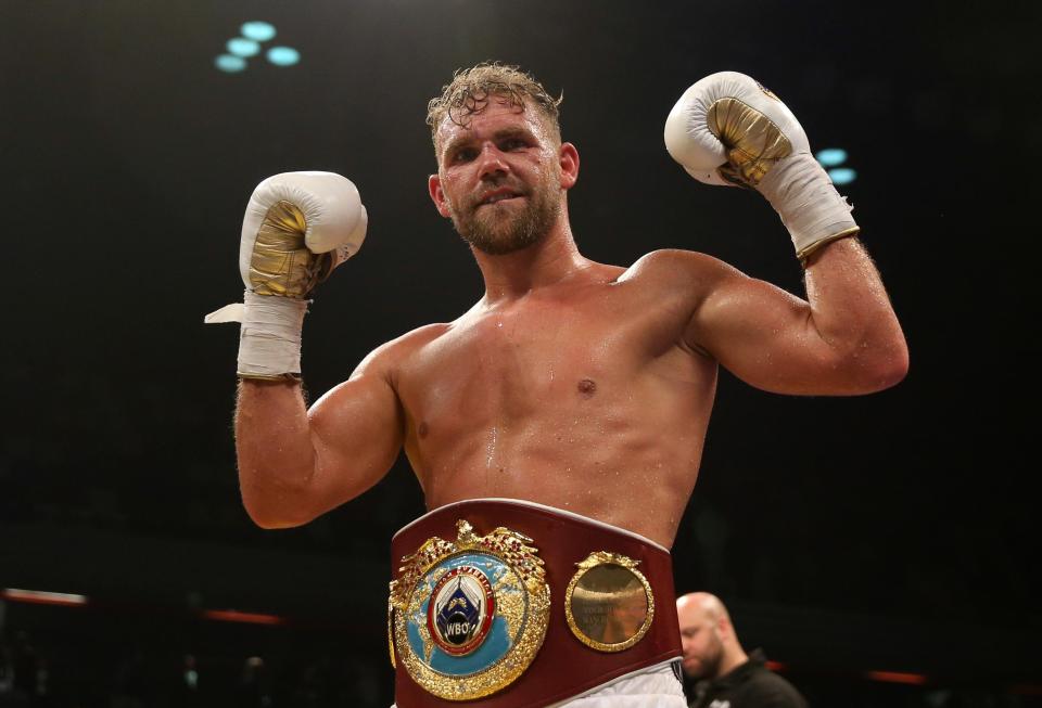  Billy Joe Saunders is the undefeated WBO middleweight champion