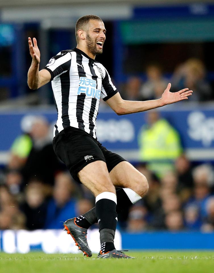  Injury restricted Slimani to just four appearances for Newcastle last season