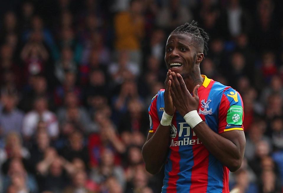  Wilfried Zaha has rejected a £125,000-a-week contract offer from Crystal Palace