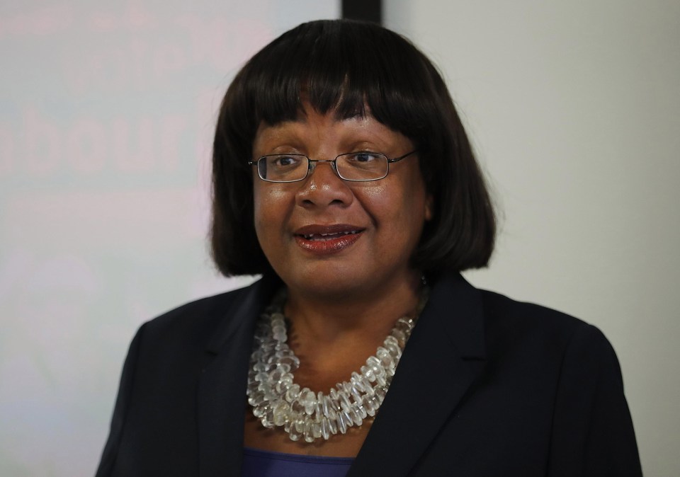 The Shadow Home Secretary Diane Abbott said police 'desperately' need support