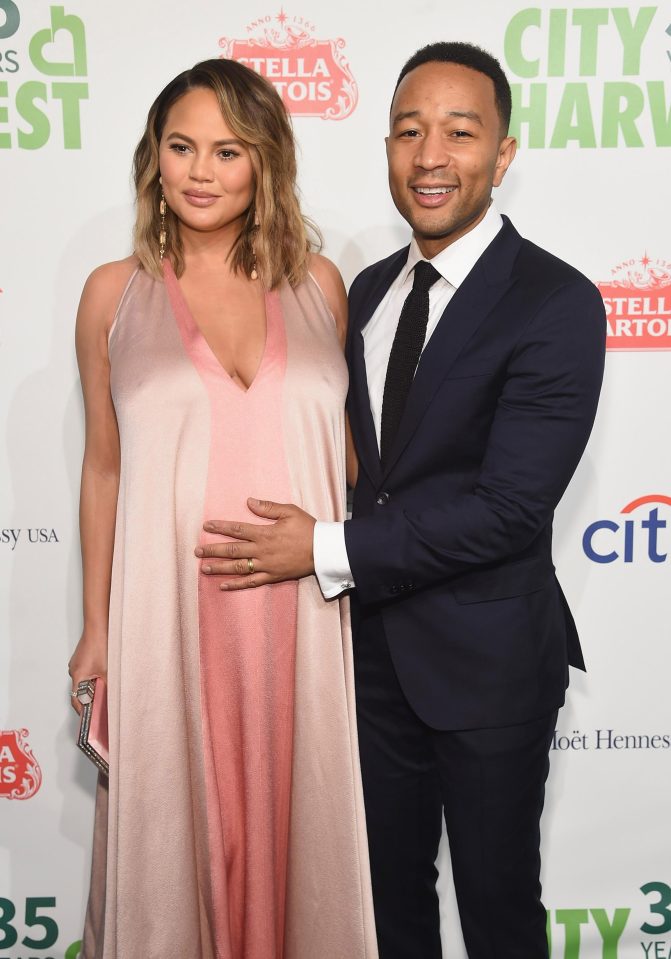  Chrissy and husband John are parents to two-year-old Luna and son Miles who was born in May