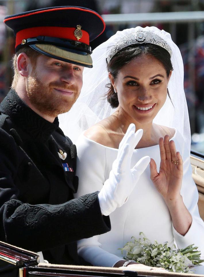  Meghan and Prince Harry, 33, tied the knot at St George's Chapel in Windsor in May