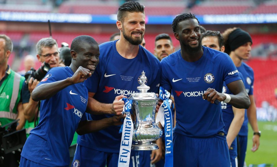  Giroud won the FA Cup with Chelsea in 2018, his fourth winner's medal in the competition since arriving in England