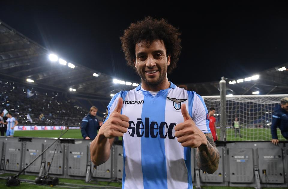  Felipe Anderson has spent five years at Lazio after signing for more than £6m as a teenager