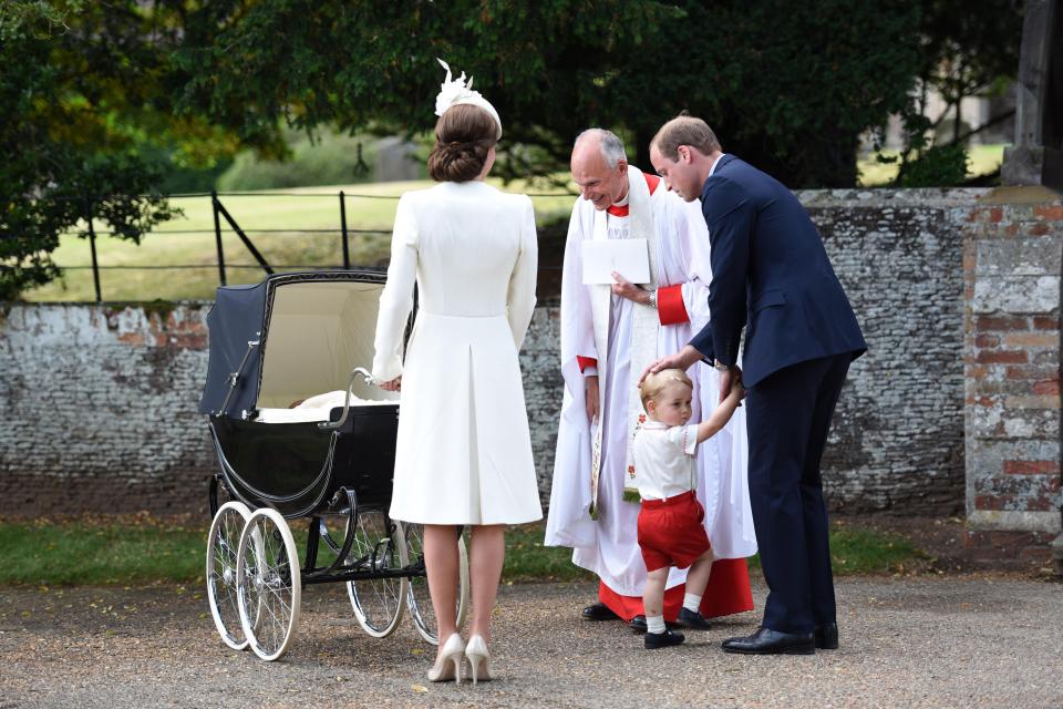  Princess Charlotte was christened at the church of St Mary Magdalene, near the Queen's Sandringham estate in Norfolk in 2015